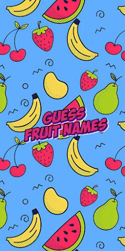 Guess the fruit name game Captura de pantalla 1