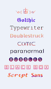 Fonts - Fancy Fonts Art スクリーンショット 1