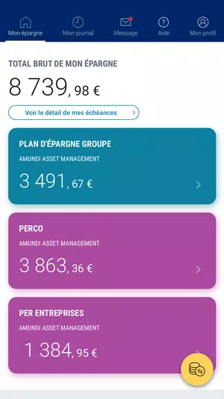 Mon Epargne 스크린샷 1