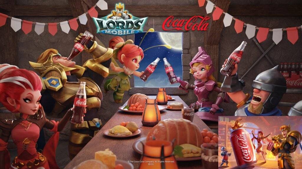 Lords Mobile, 9. yıldönümü için Coca-Cola ile tost yetiştiriyor