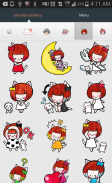 Emoji Stickers for chat Apps Captura de tela 2