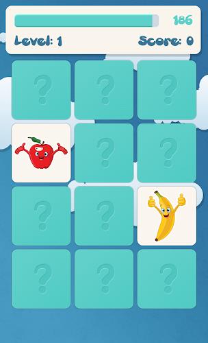 Fruits Memory Game for kids Schermafbeelding 3