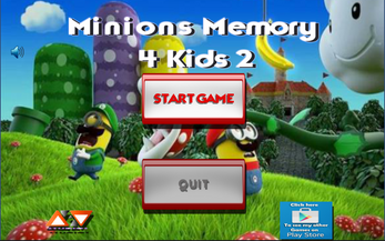 Minions Memory 4 Kids 2 スクリーンショット 1