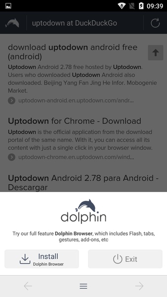 Dolphin Zero Incognito Browser Capture d'écran 1