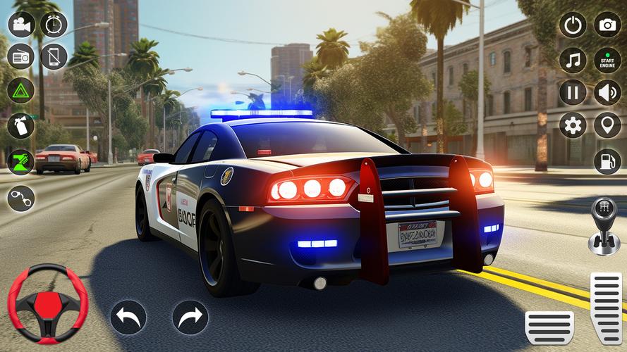 Cop Car Parking: Driving Games Screenshot 1