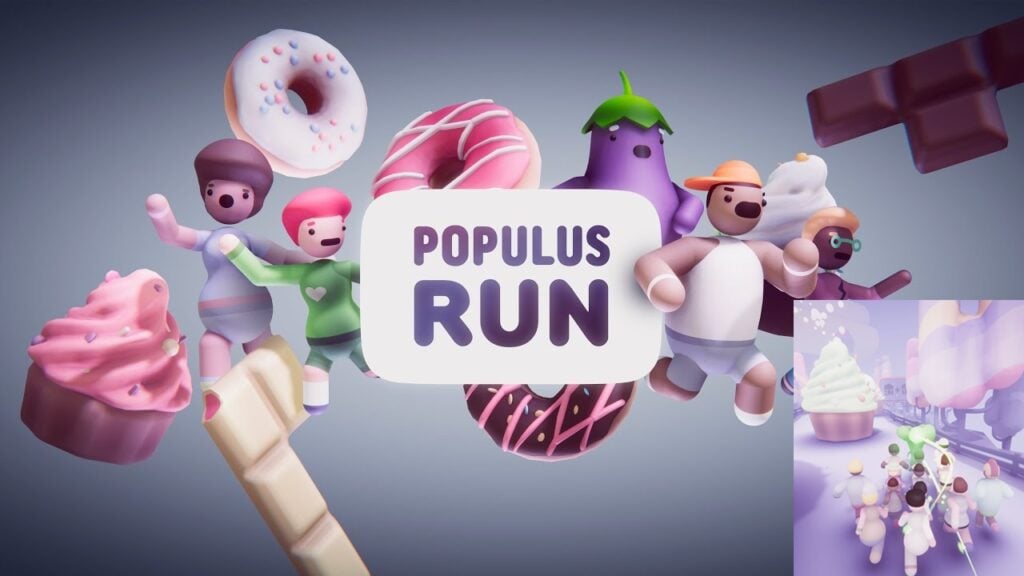 地鐵衝浪者，但帶有漢堡，紙杯蛋糕和甜甜圈？ Populus Run！