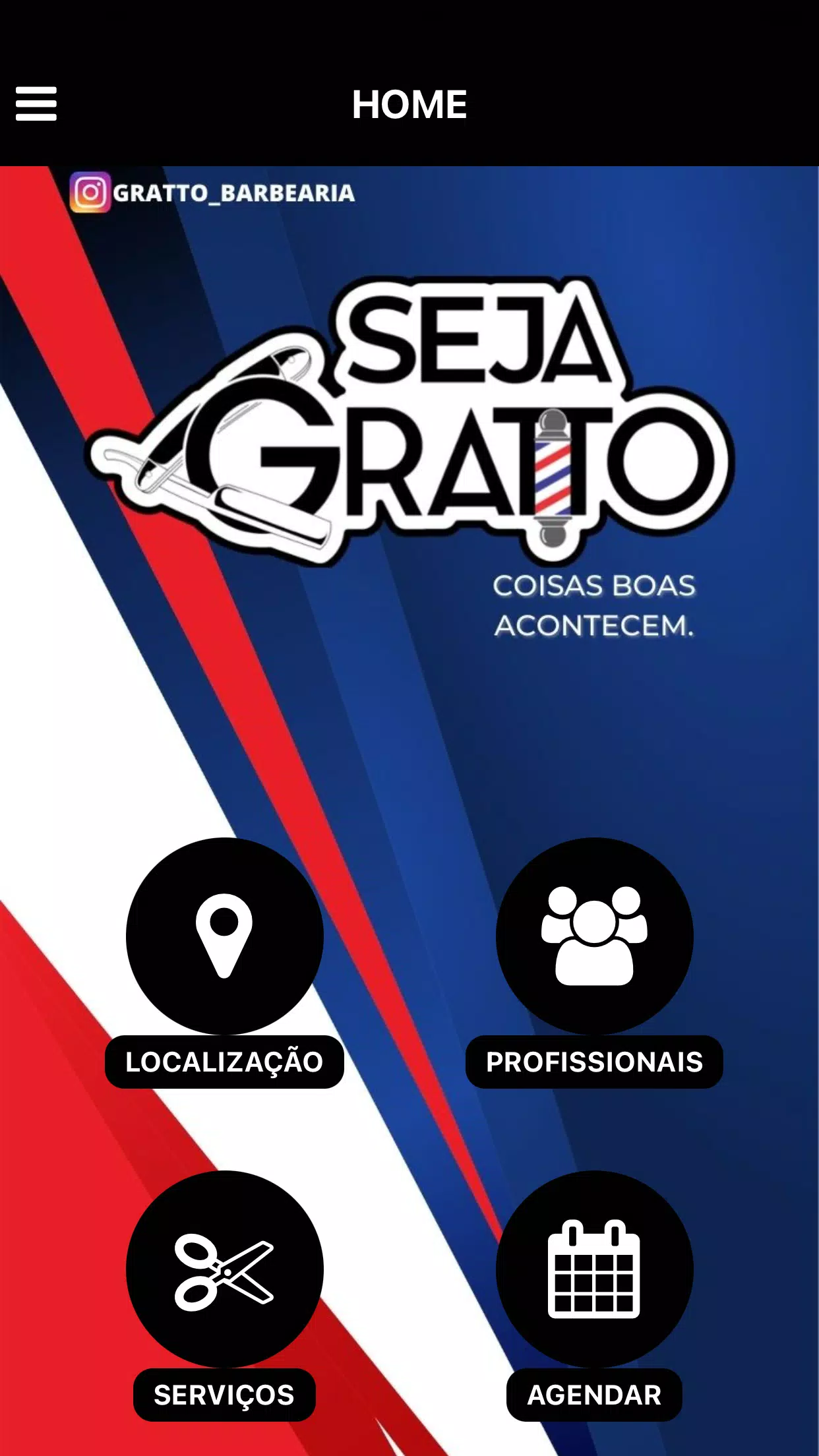 Gratto Barbearia Captura de pantalla 1