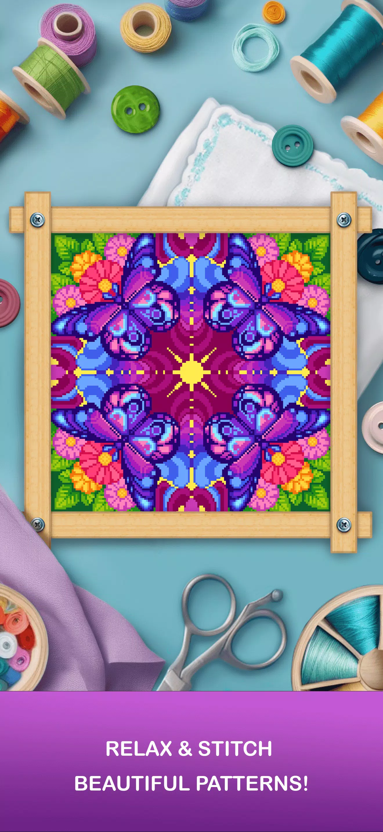 Cross Stitch: Relax & Color Скриншот 4