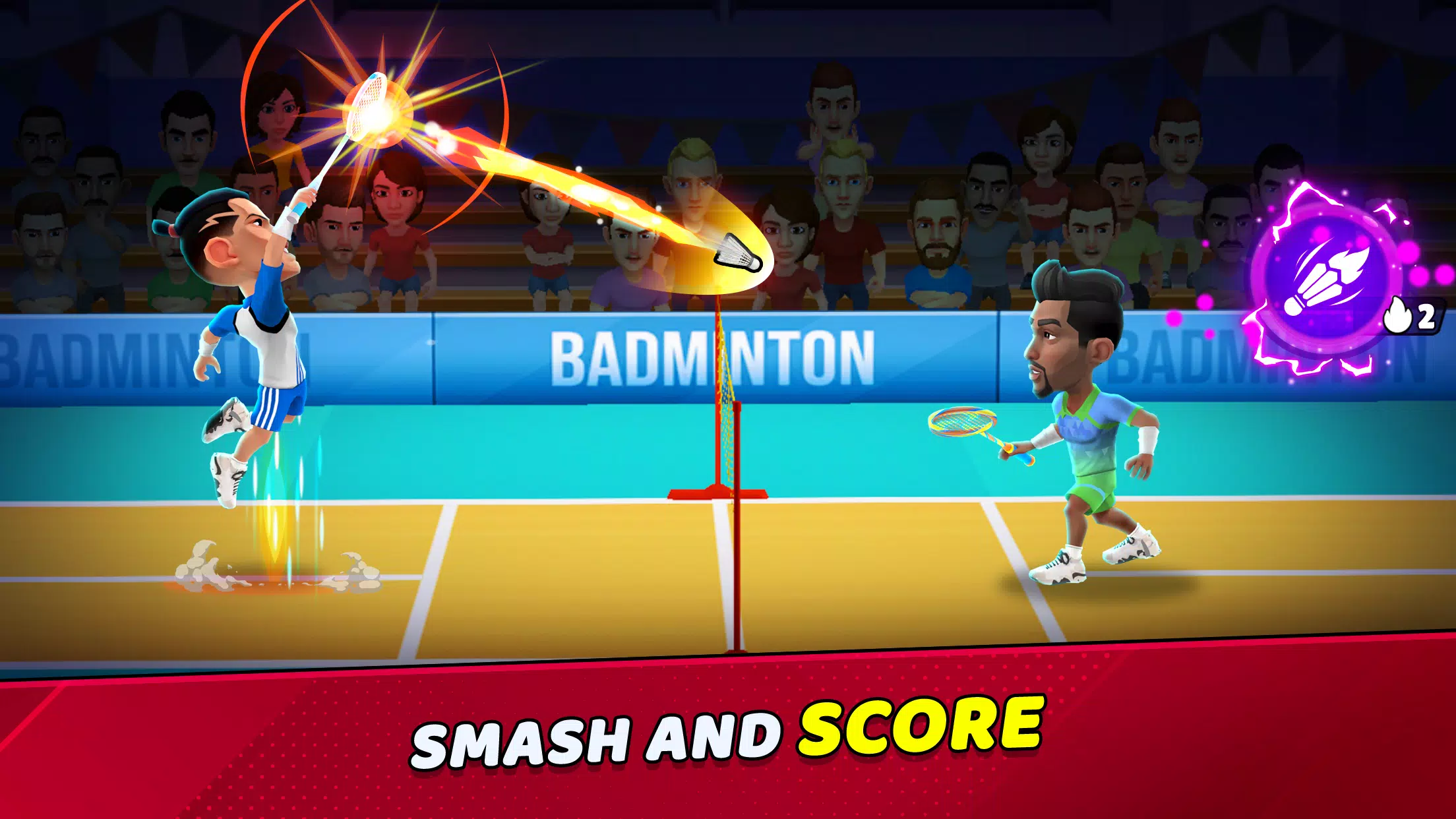 Badminton Clash 3D Tangkapan skrin 1