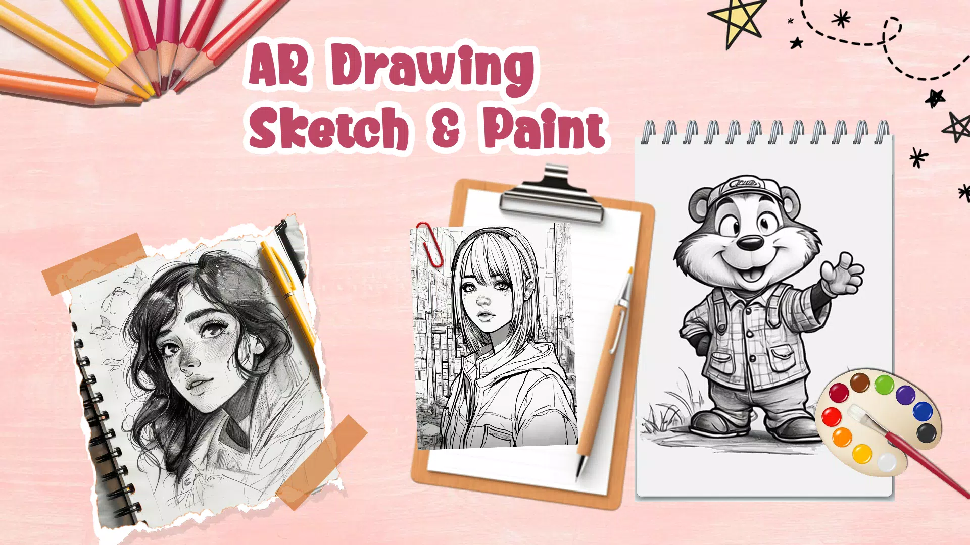Draw Anime: AR Drawing Sketch ဖန်သားပြင်ဓာတ်ပုံ 1
