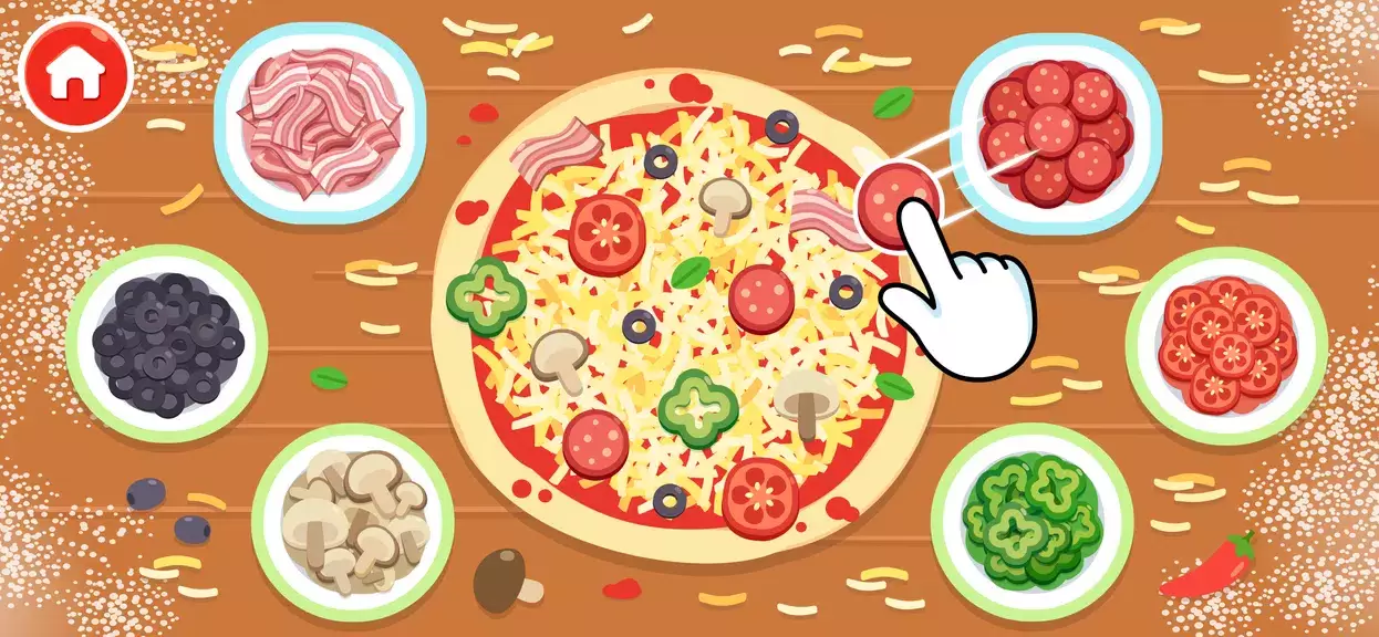 Pizza Cooking Games for Kids Capture d'écran 1