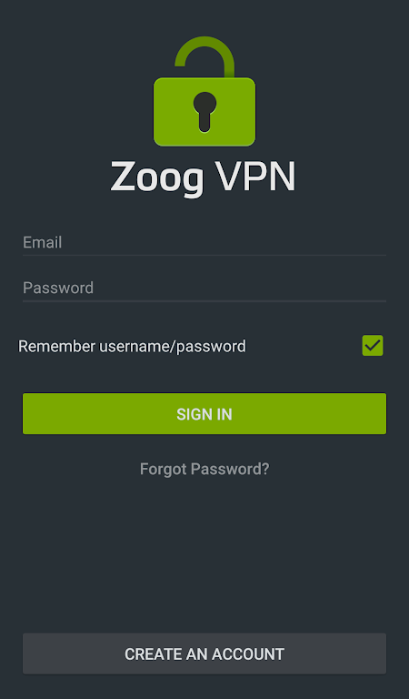 Zoog VPN Zrzut ekranu 2