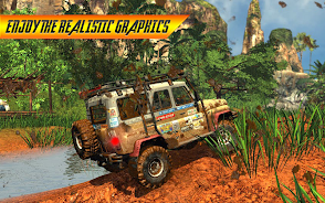 Offroad Jeep Driving Simulator Ekran Görüntüsü 1