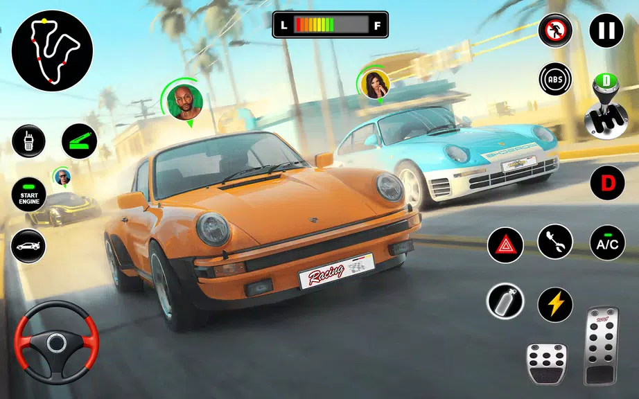 Racing in Highway Car 3D Games ภาพหน้าจอ 4