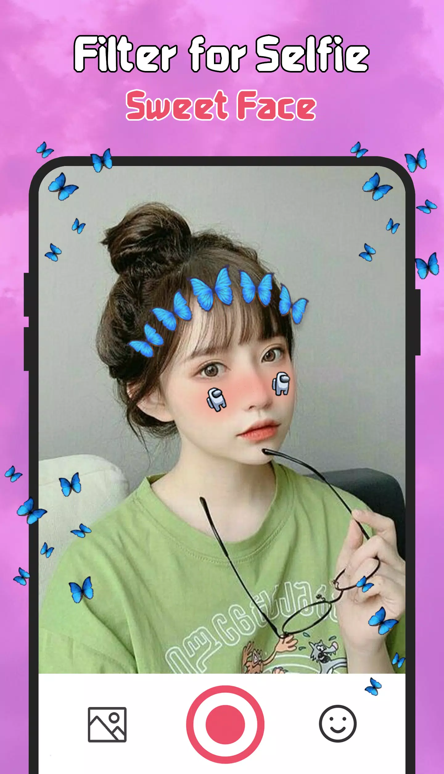 Filter for Selfie - Sweet Face スクリーンショット 3