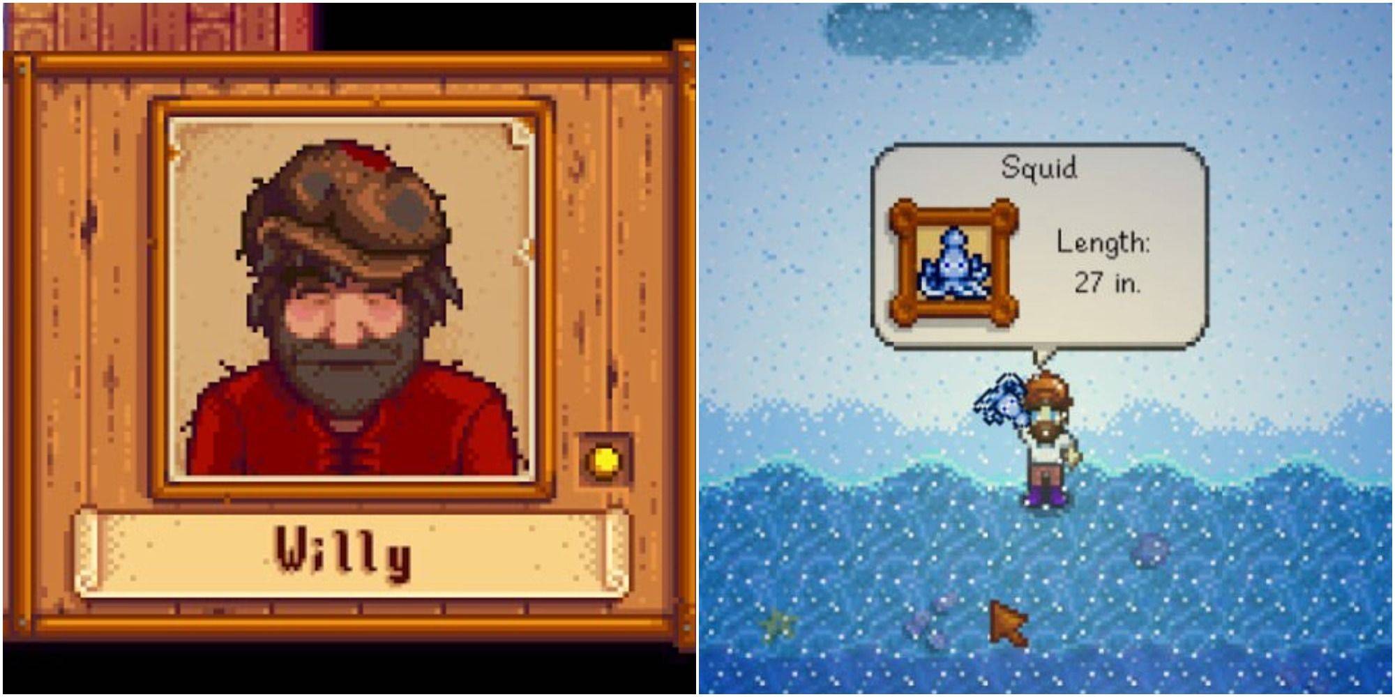 Willy trong Stardew Valley: Câu cá và tình bạn