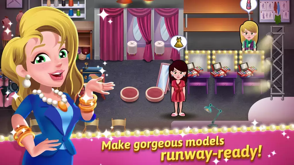 Model Salon Dash: Fashion Game Скриншот 1