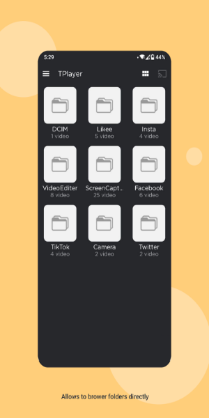 TPlayer - All Format Video ภาพหน้าจอ 1