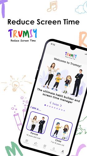 Trumsy: Reduce Screen Time App স্ক্রিনশট 1