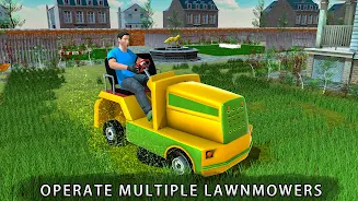 Mowing Simulator Grass Cutting Ekran Görüntüsü 2