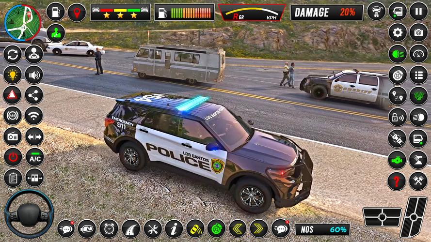 City Police Cop Car Driving 3D Capture d'écran 3