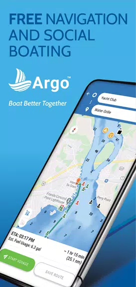 Argo - Boating Navigation ဖန်သားပြင်ဓာတ်ပုံ 1