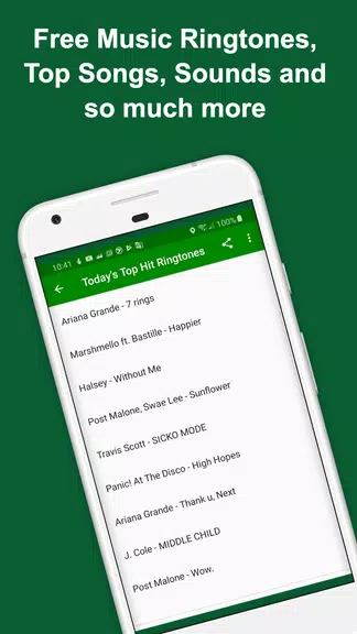 Today's Hit Music Ringtones Скриншот 1