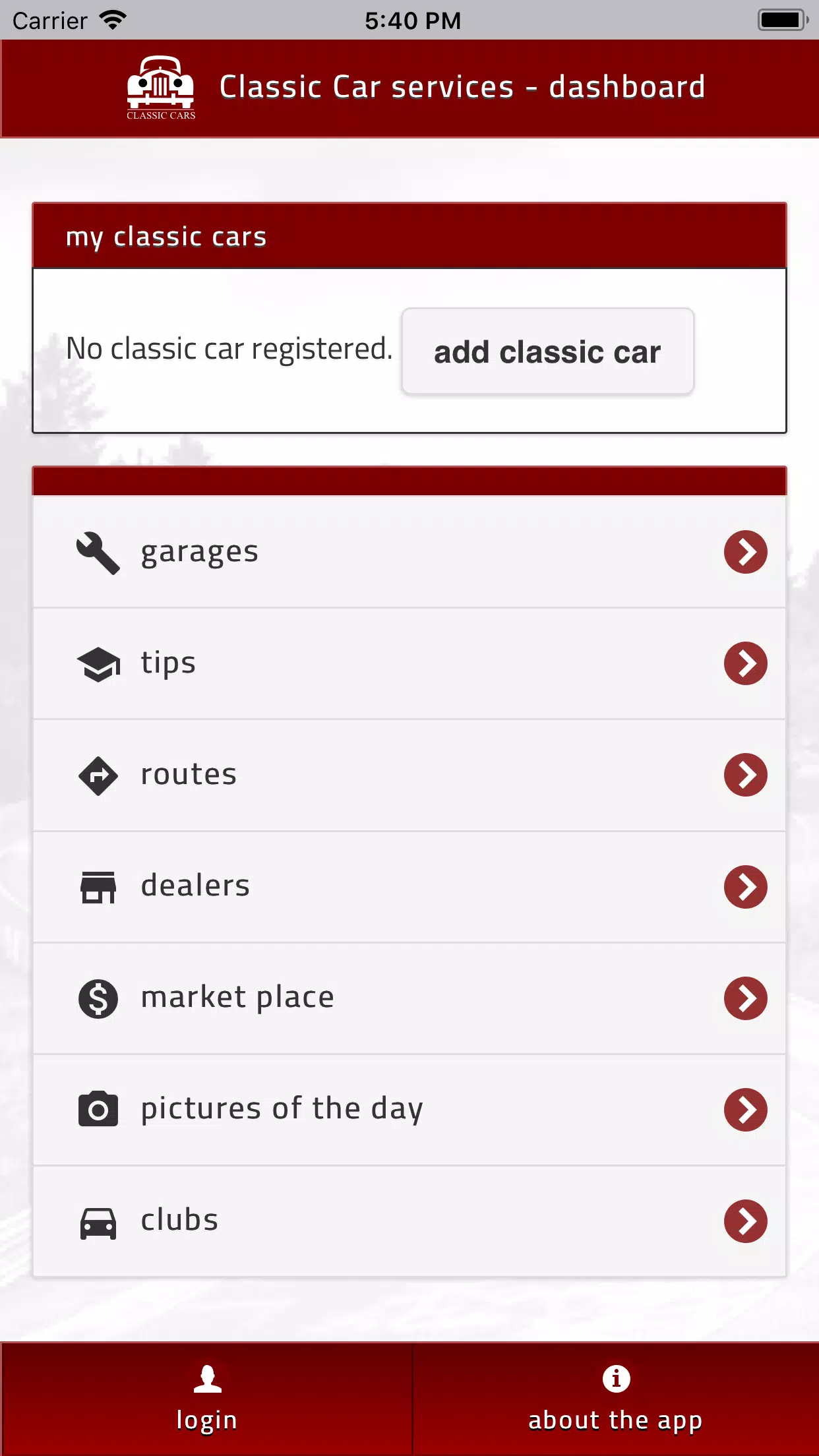 Classic Cars Lite Capture d'écran 1