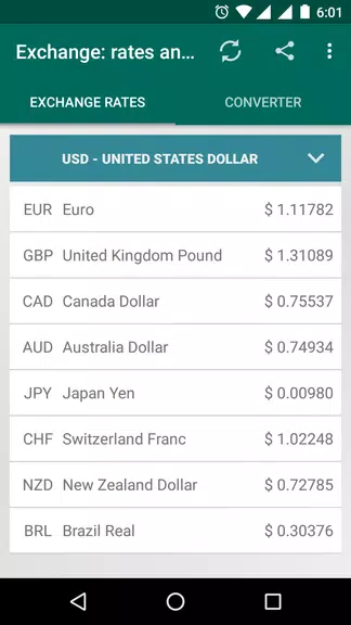 XRT: Exchange rates, converter ภาพหน้าจอ 1