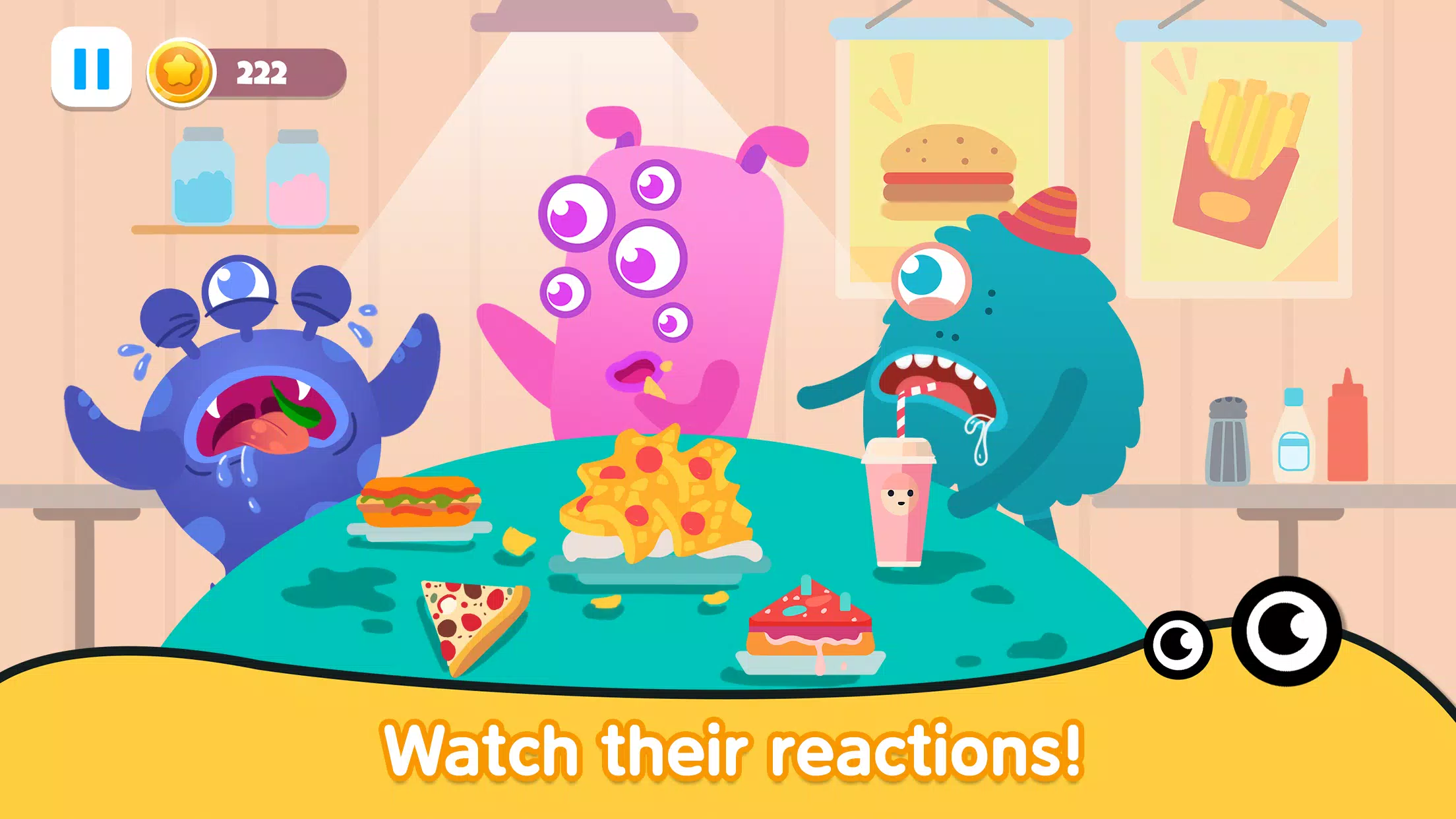 Kitchen monster games for kids Schermafbeelding 3