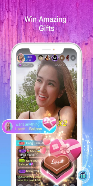 GOGO LIVE Streaming Video Chat Mod ภาพหน้าจอ 1