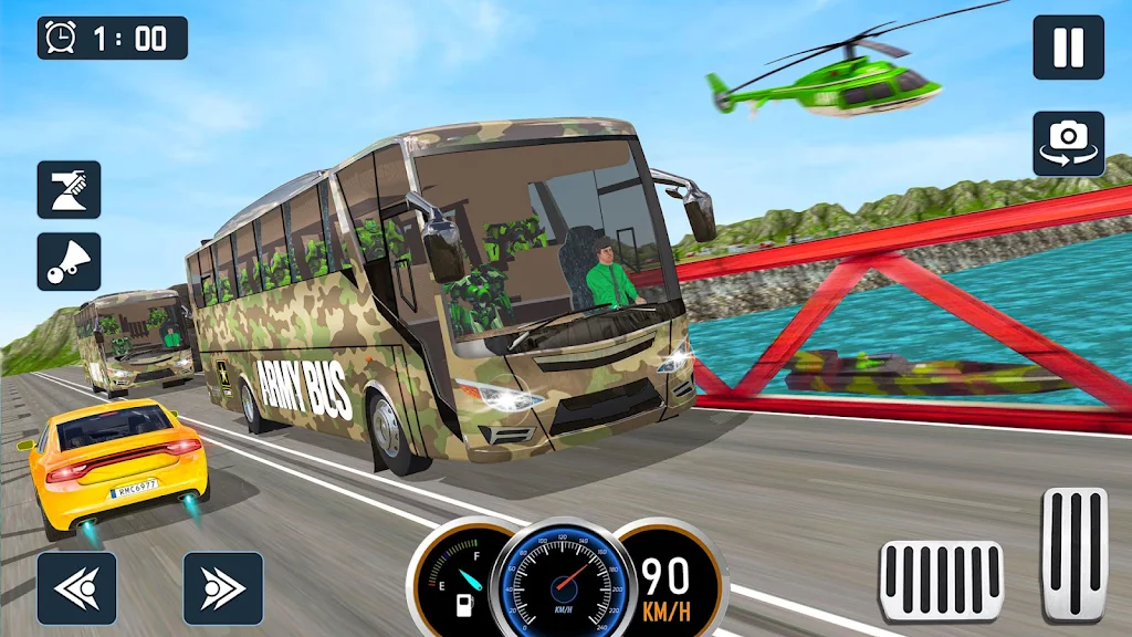 Army Bus Game Army Driving Ảnh chụp màn hình 4