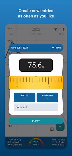 Libra Weight Manager Captura de tela 2