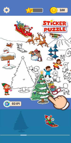 Sticker Puzzle - Coloring Book Screenshot 3