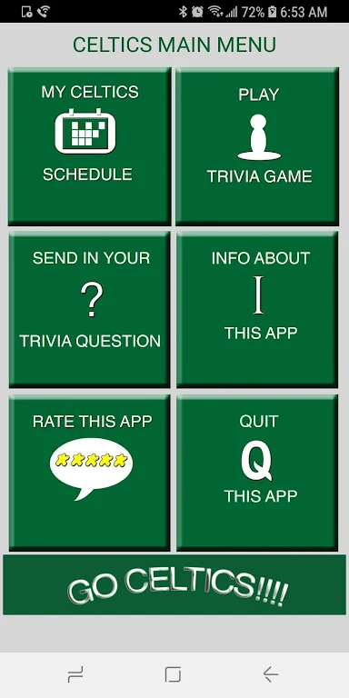 Trivia & Schedule Celtics fans Screenshot 1