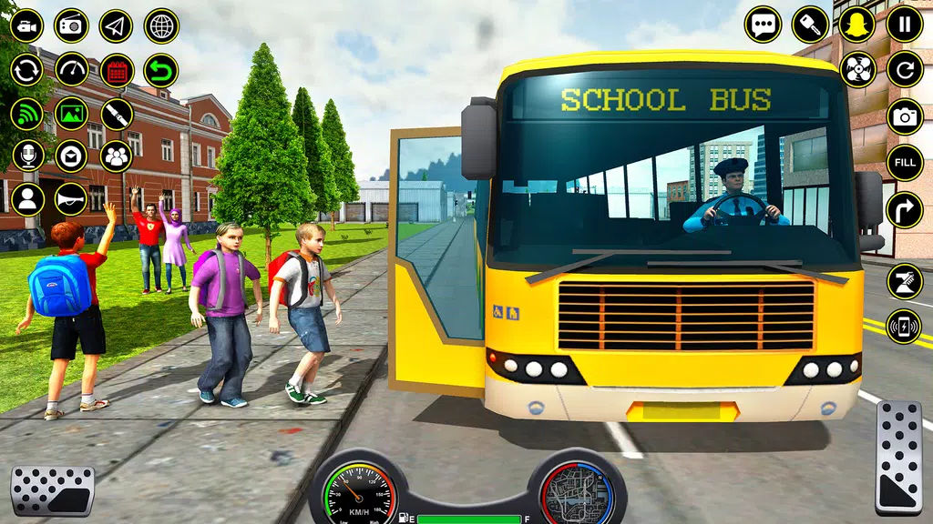 School Bus Coach Driver Games Screenshot 2