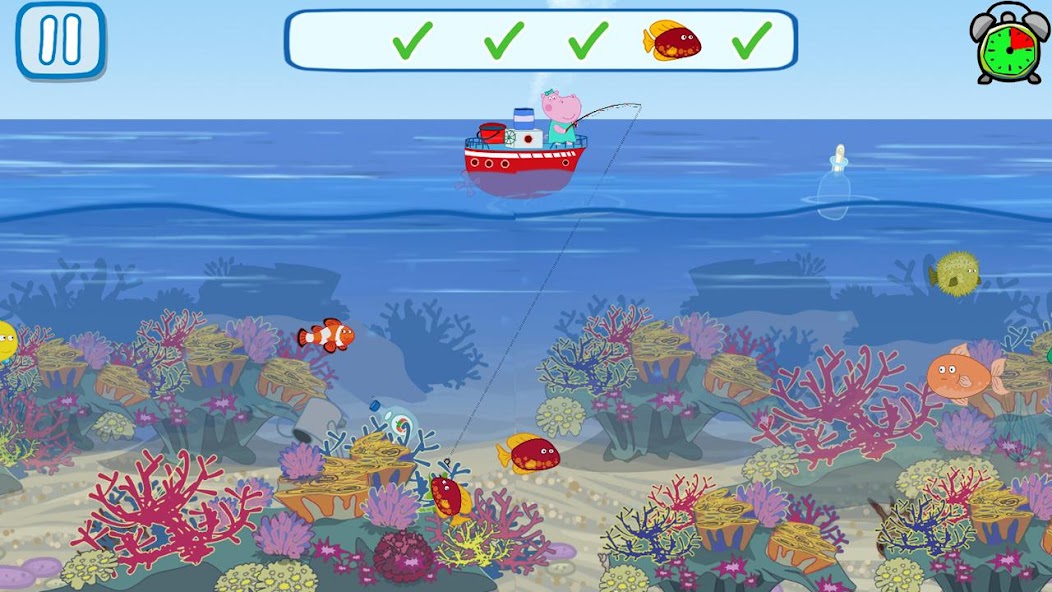 Lustige Kinder Fischen Spiele Screenshot 3