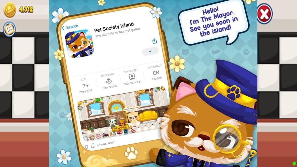 Virtual Pet Paradise zaprezentowany na Androidzie: wyspa Pet Society