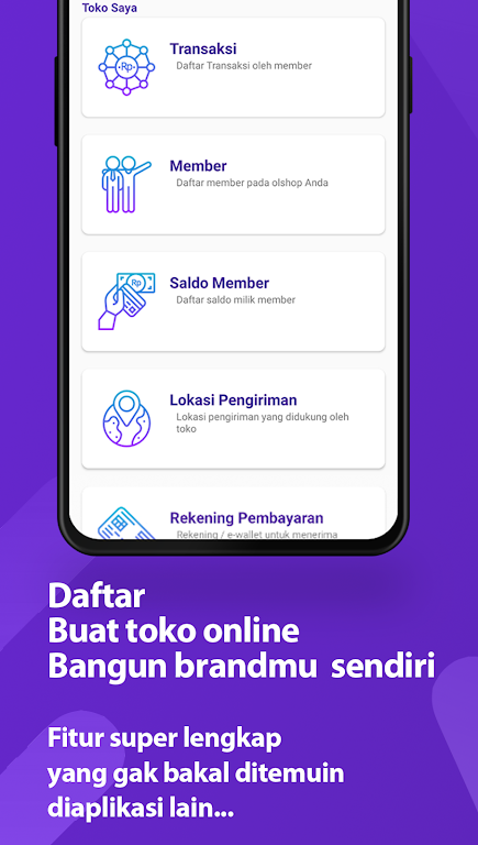 bukaOlshop - Buat App Toko Zrzut ekranu 4