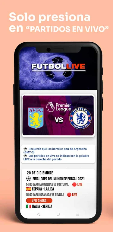 Futbol Live Скриншот 4