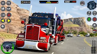 US Cargo Truck Simulator Game ဖန်သားပြင်ဓာတ်ပုံ 4