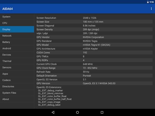 AIDA64 ภาพหน้าจอ 4