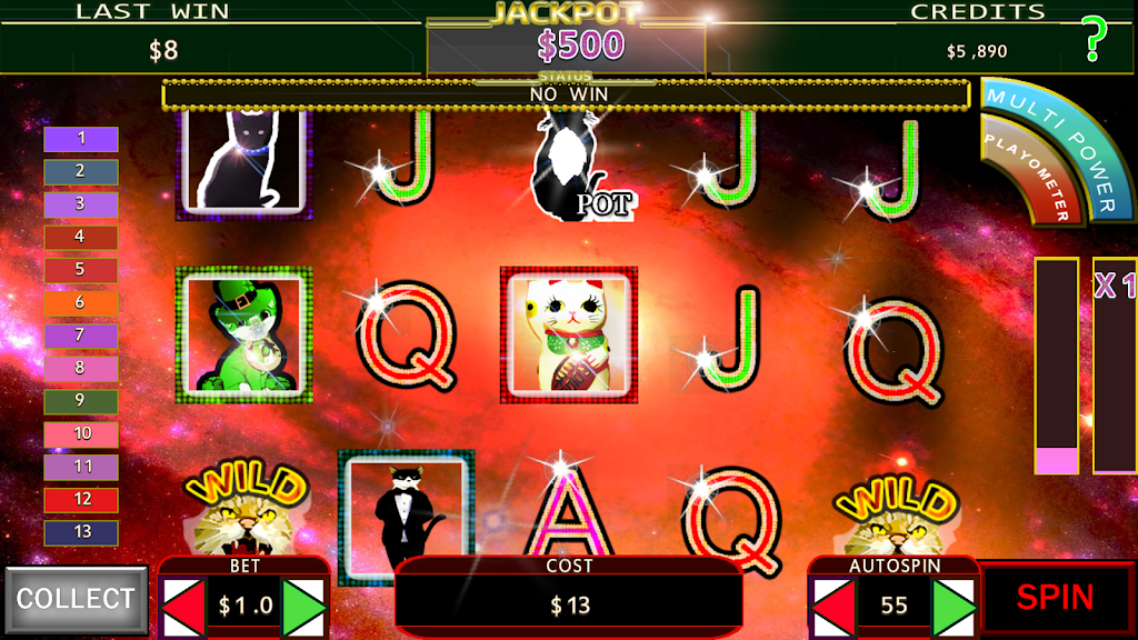 Lucky Beckoning Kitty (Maneki-Neko) FREE CAT SLOT Tangkapan skrin 1