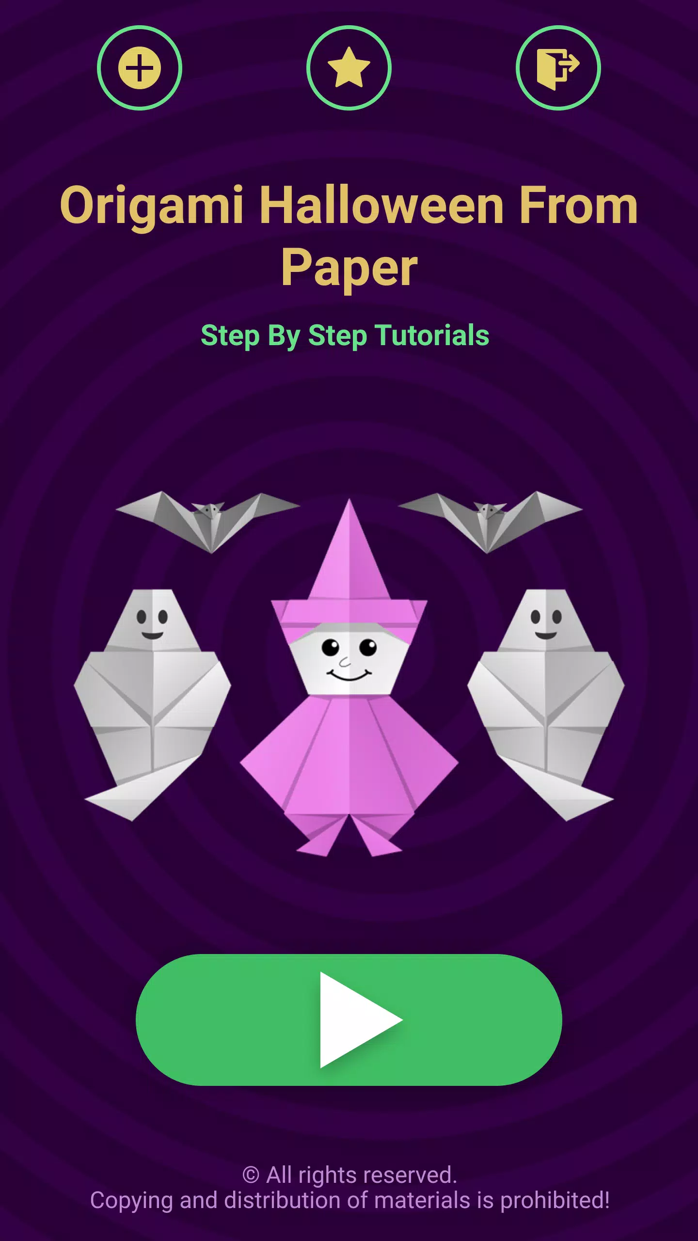 Origami Halloween Скриншот 2