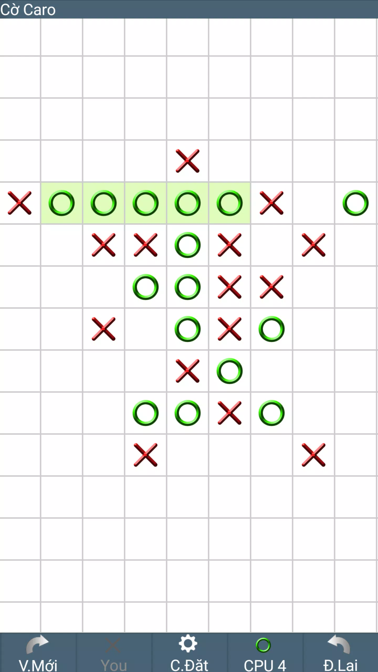 Co Caro - Gomoku - Renju ภาพหน้าจอ 3