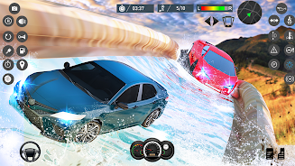 Water Slide Car Race games ภาพหน้าจอ 1