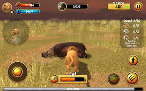 Wild Lion Simulator 3D應用截圖第4張