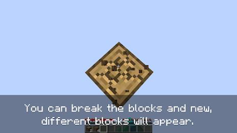 Schermata One block survival for MCPE 2