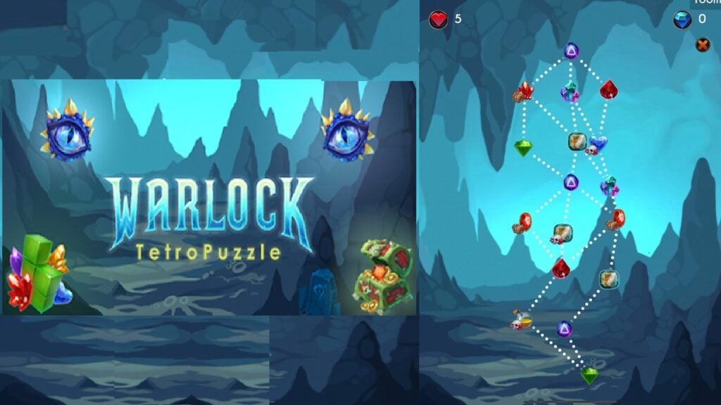 Warlock Tetropuzzzzle to mieszanka Candy Crush, Tetris i Dungeons wypełnionych magią