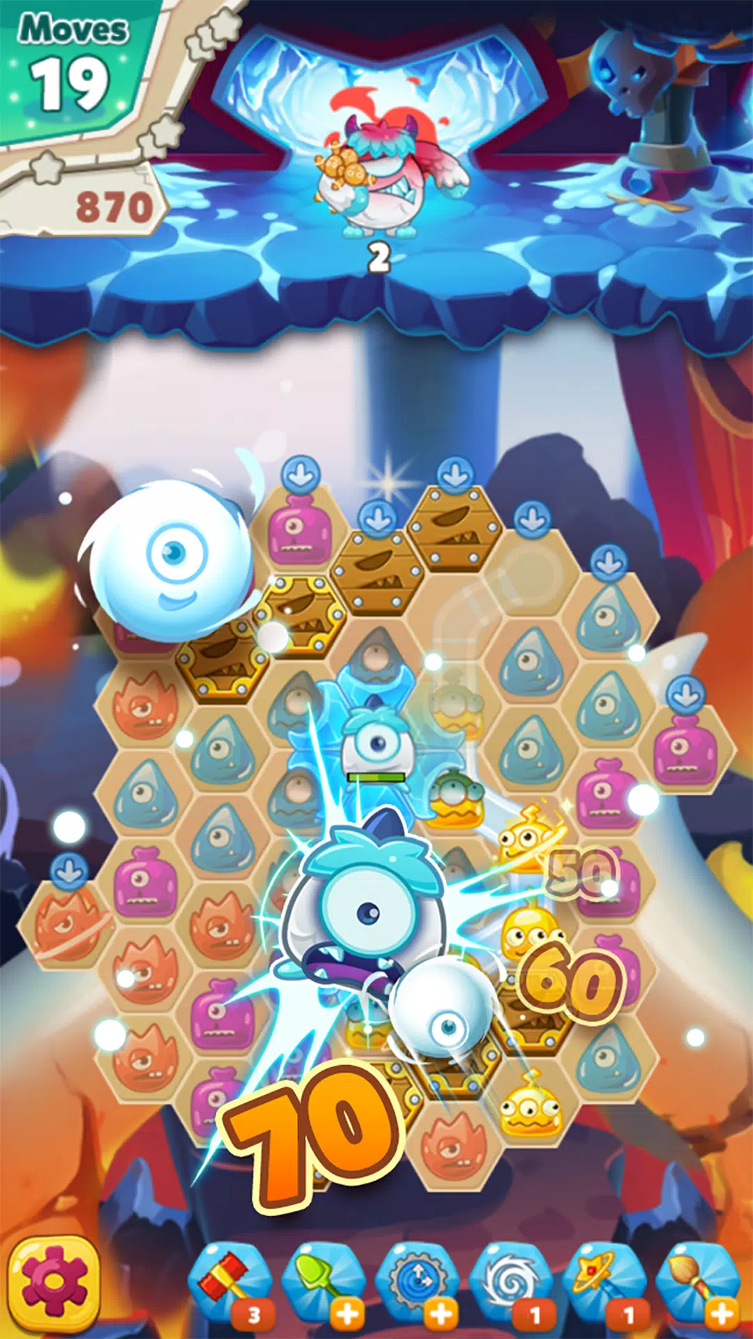 Monster Busters: Ice Slide Screenshot 1